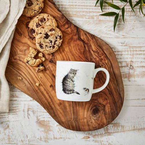 Taza Royal Worcester Wrendale Designs 11 oz Cat And A Mouse miniatura 7
