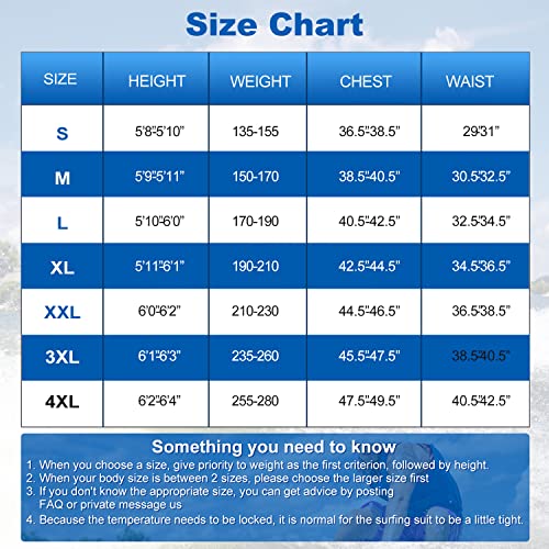 Mens Wetsuit Women,3Mm Wetsuits For Men In Cold Water,Ravani Wetsuit Men For Diving,Wetsuits For Women In Cold Water,Wetsuit Womens For Surfing Snorkeling Kayaking (Men(Black Blue) 003, L) #TOP1