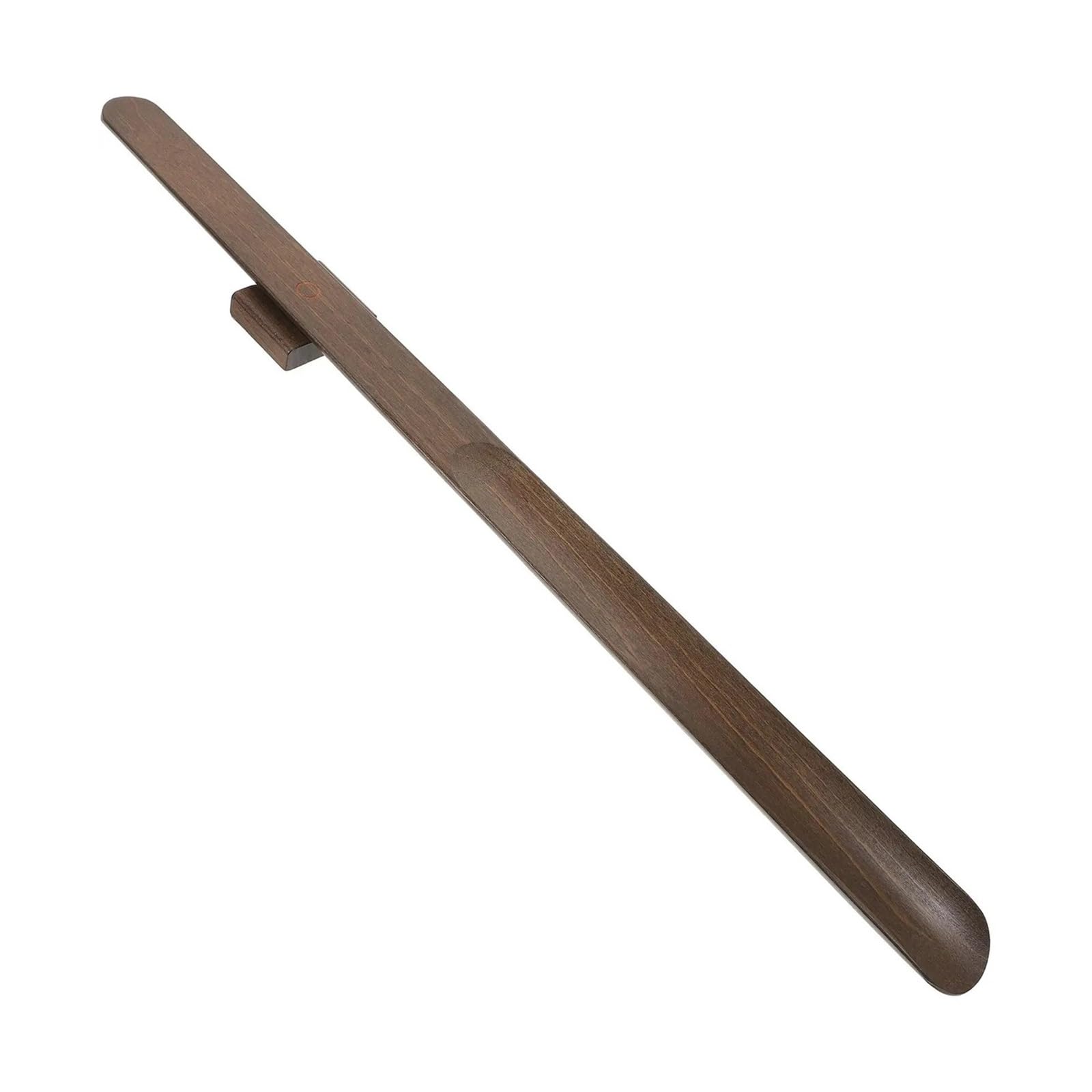 Cuerno de Zapato Calzador magnético de Madera de 55 cm con Mango Largo for Embarazadas Mayores, Nogal Negro Calzadores de pie