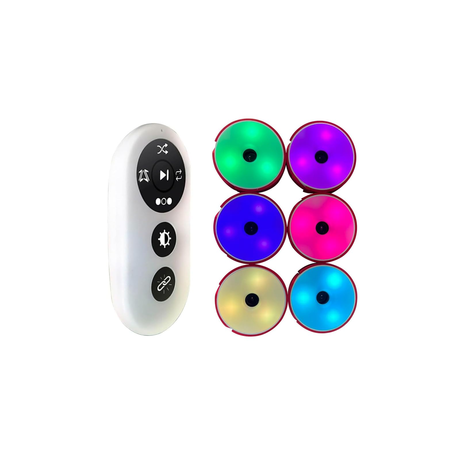 Reaction Training Led Lights, Sports Agility Lights Training Kit with USB Charging, 4 Modes - Hand-Eye Coordination Training (6)