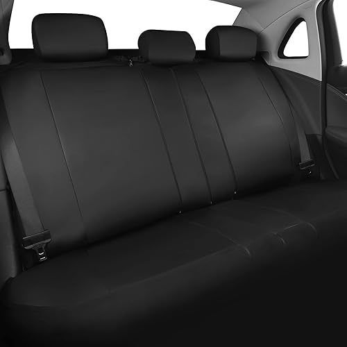 Miniatura 9 de CAR PASS Sporty - Fundas universales de cuero de fibra de carbono para asiento de automóvil, aptas para SUV, camionetas, sedanes, camiones,