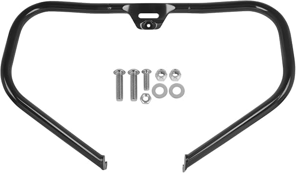 Highway Crash Bar Engine Guard Protector Compatible with Heritage Sport Glide Softail Fat Boy FLST FLSTF Street Bob Low Rider 2018-2025 Black