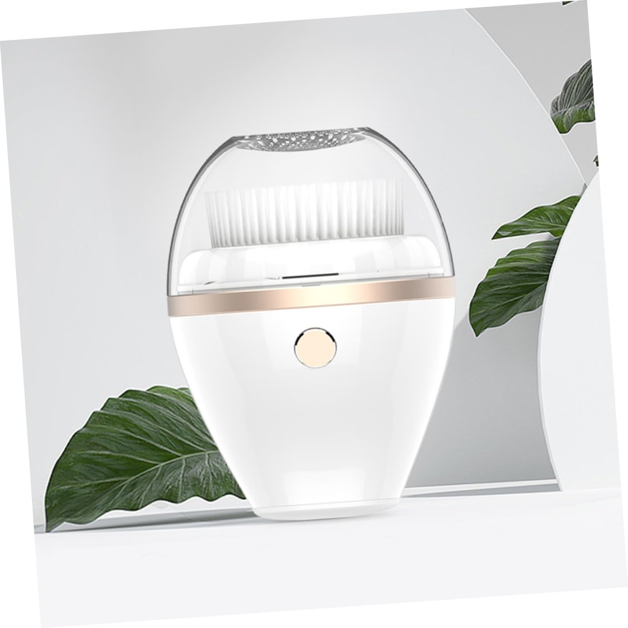 Cepillo Facial Eléctrico Portátil Blanco 300 mAh para Limpieza Facial