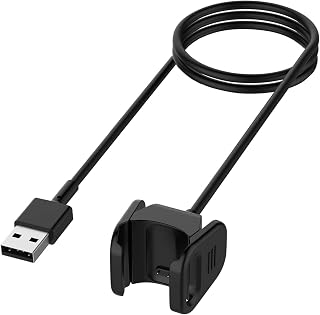 Kissmart Charger for Fitbit Charge 4 & Charge 3 Fitness Tracker (3.3ft/1m)