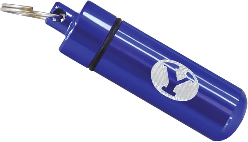 Keychain by Fan Frenzy Gifts | Keychain with a 1-in Key Ring | Officially Licensed NCAA Merchandise, (Brigham Young University)