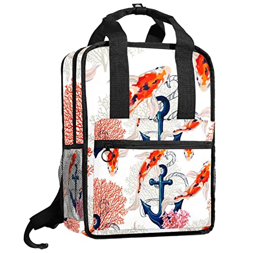 Sac à dos cartable vert motif paon pour soulager vos épaules
