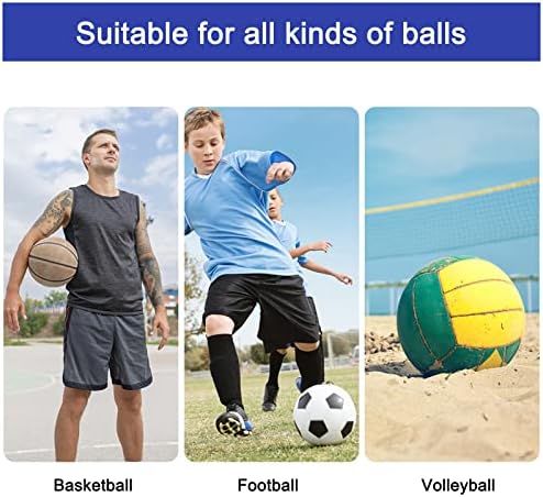 suchkawe 2Pcs for Basketball Carrying Net Bag, Nylon Mesh Ball Bag, Large Volleyball Rug Ball Football Soccer Mesh Storage Sports Equipment Carrying Bag(1 large for 10-15 balls and 1 small for 1 ball)