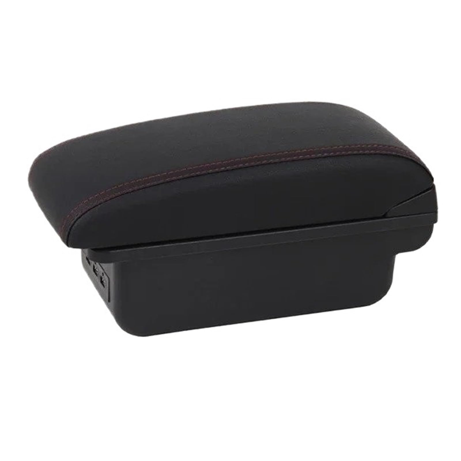 Ecbugat B2 Red Line 3 Usb For Citroen For C3 Armrest Box Interior Storage Accessories Please Make Car Armrest Box(B2 Red Line 3 Usb)