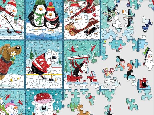 Springbok Snow Day Fun Rompecabezas de 400 Piezas para Adultos y Familia miniatura 6