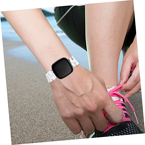LIFKOME 1pc Delicate Elastic Watch Strap Compatible Soft and Comfortable Wrist Band Creative Design for Luxurious Look Artificial Material2