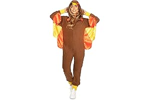 Novel Thanksgiving Turkey Jumpsuit with Wings