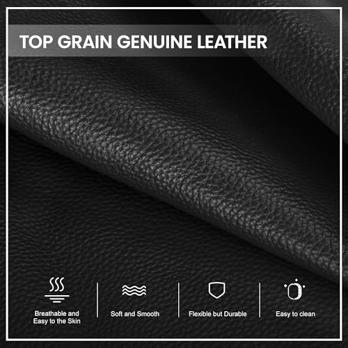 Image of befen Genuine Leather Tote Bag for Women Work, Women's Tote Handbags Leather Shoulder Purses Satchel with Compartment