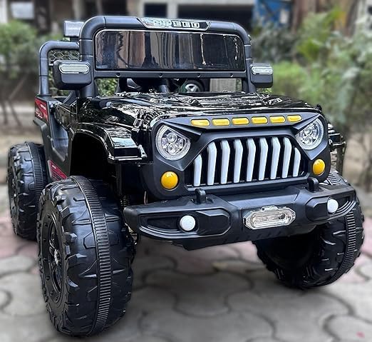 Image of Kawaii Kids Battery Operated Car for Kids, Electric Ride-On SUV with Parent Remote Control, USB, Bluetooth, LED Windshield Lights, Rechargeable Battery, Kids Ride-On Car for Boys & Girls Age 1-5 Years