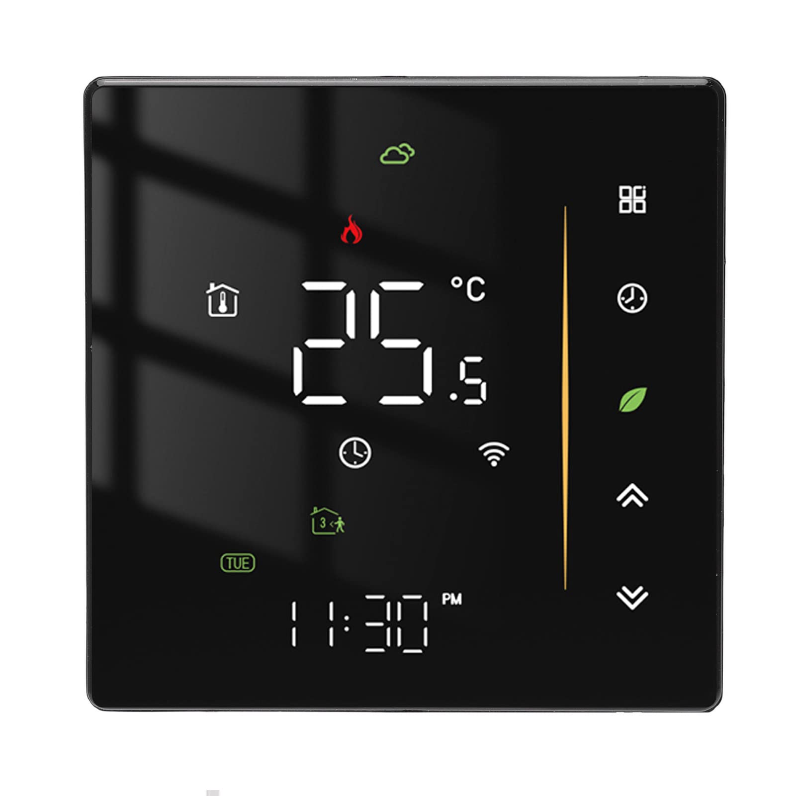 FTVOGUE Inteligentny Termostat Programowalny Regulator Temperatury WIFI