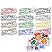 PMLAND Craft Ink Pad for DIY Stamps on Paper Wood Fabric - Pack of 15 Vibrant Colors