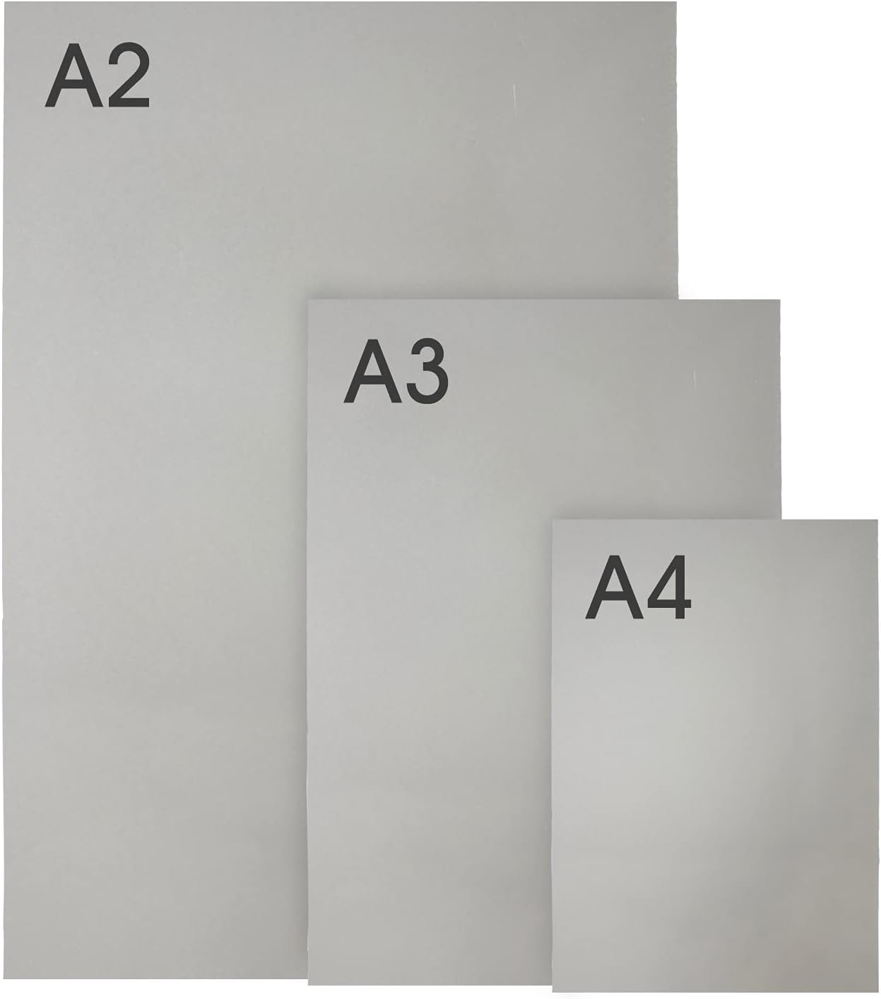 Artway Traditional Lino A4 Sheets – Ideal for Printmaking/Lino Printing – Pack of 3 Sheets - Grey