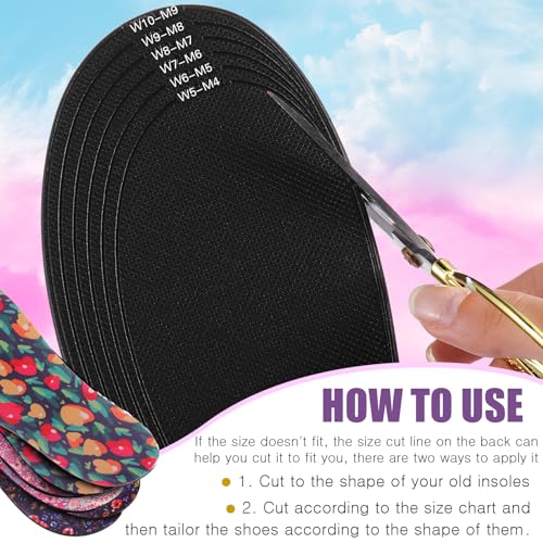 Image of 3 Pairs No Show Socks Sockless Shoe Liner Washable Barefoot Shoe Insoles No Slipping Inserts(Delicate Style)