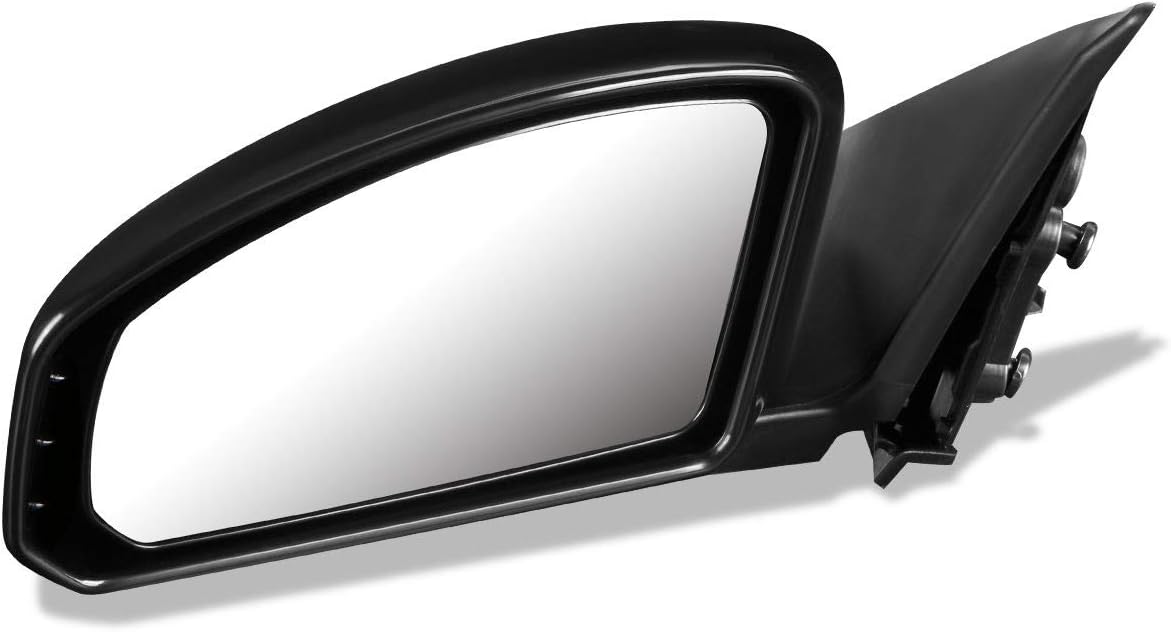 DNA Motoring OEM-MR-NI1321109 Factory Style Manual Right Side Door Mirror Compatible with 86 Nissan 720/86-94 D21 Pickup / 95-97 Pickup