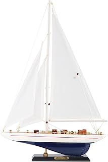 NAUTIMALL Wooden Sailing Boat Sailboat Yacht Model 19