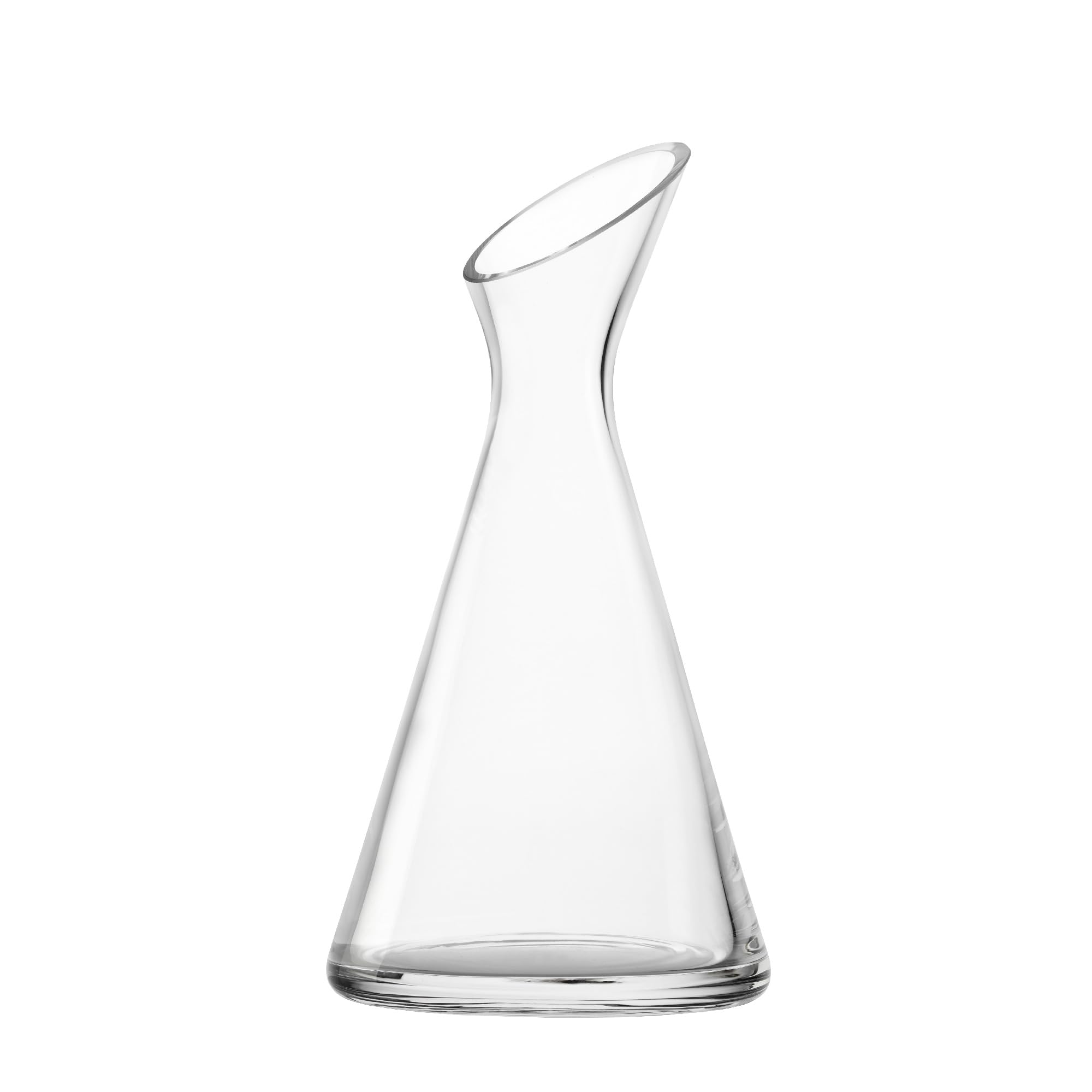 Stölzle Lausitz Water Carafe Pitcher (ONE FOR ALL). Glass Decanter for Water, Juice or Milk (33.75 Fl oz). Durable Carafes for Mimosa Bar. Handmade Glass Pitchers - Genuine Stölzle Glassware