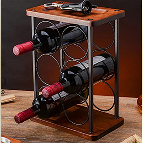 Casier à vin compact contre le désordre pour verres et bouteilles