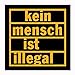 Kein Mensch ist illegal Aufkleber