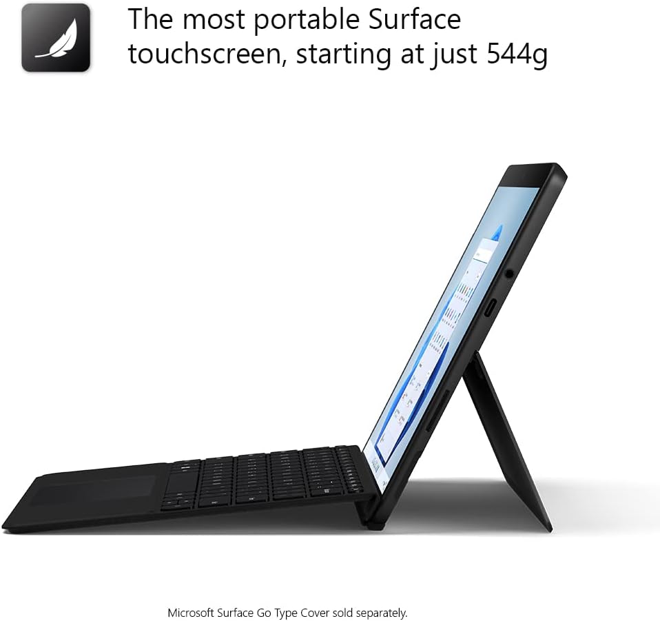 Microsoft Surface Go 3 - 10.5 Inch 2-in-1 Tablet PC - Black - Intel Core i3 10100, 8GB RAM, 128GB SSD - Windows 11 Home S - Device only, 2021 model Core i3, 8GB, 128GB SSD Intel Core i3 8GB RAM | 128GB SSD Black