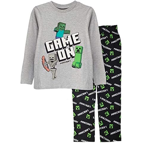 Minecraft Creeper Long Pyjamas Set for Kids Cover