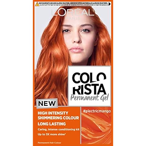 L'Oreal Paris Colorista Electric Mango Auburn Hair Dye Cover