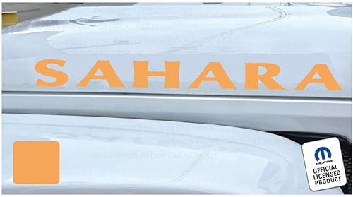 Miniatura 9 de Decal Mods Calcomanía gráfica para capó del Sahara, compatible con Jeep Wrangler JKJLJT (2007-2023), negro brillante CB (juego de 2)  SJ4T4