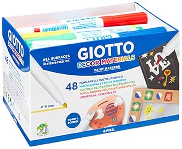 Giotto Decor Materials Schoolpack 48 pz Colori assortiti