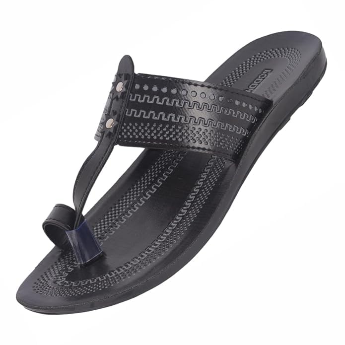 Image of Poddar Slippers, Sandals & Chappals for Men | Synthetic Leather Comfortable Footwear | Daily Use, Casual, Party, Stylish, Durable, Waterproof, Soft Sole, Anti-Slip (30052 Slipper)