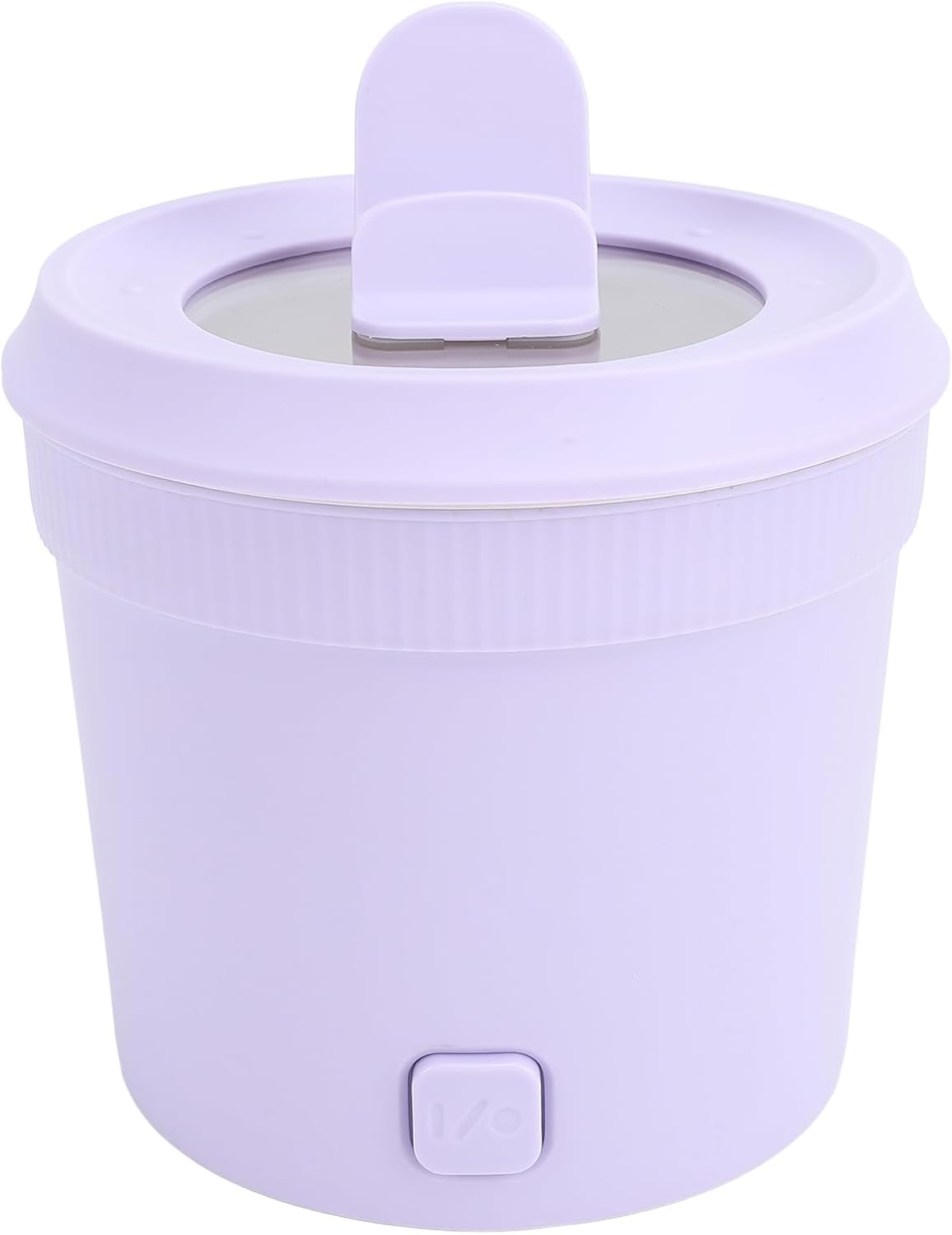 Olla Eléctrica aqxreight 1L 400W Violeta con Tapa Visual y Ranura para Teléfono