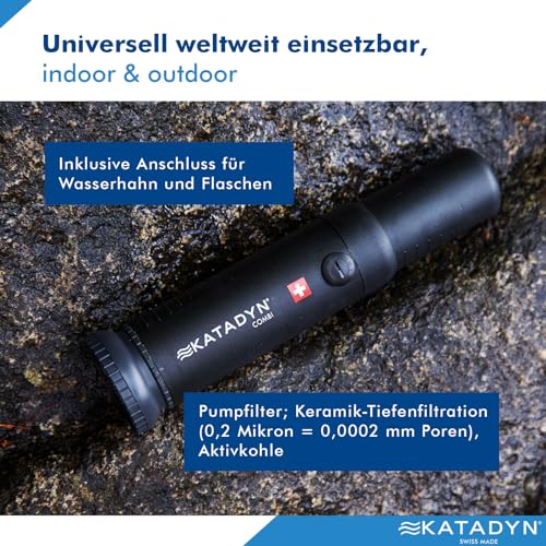 Foto von KATADYN 8017685 Wasserfilter Combi Filter, Schwarz