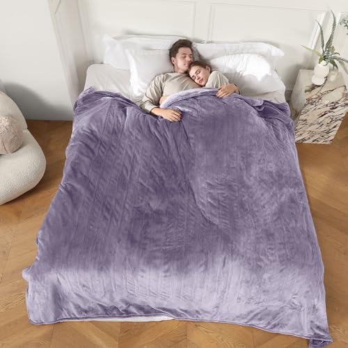 COZYTY Electric Blanket Heated Blanket King Size, Super Soft Cozy Upgraded Flannel Heating Blanket...