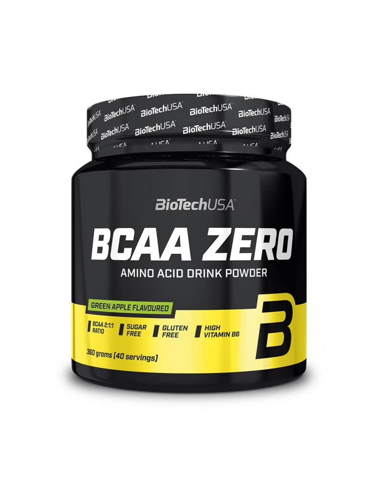 BioTechUSA 6000mg BCAA Zero 3 Jars, Apple