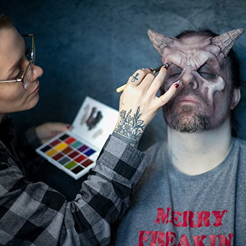 Narrative Cosmetics Master Fx Palette, 18 Highly Pigmented Cream Colors, Professional Sfx Makeup Palette For The Stage, Film, Costumes, Cosplay #TOP1