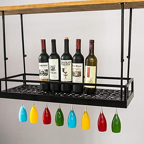 Casier à vin créatif en fer forgé, cadeau idéal 80cm