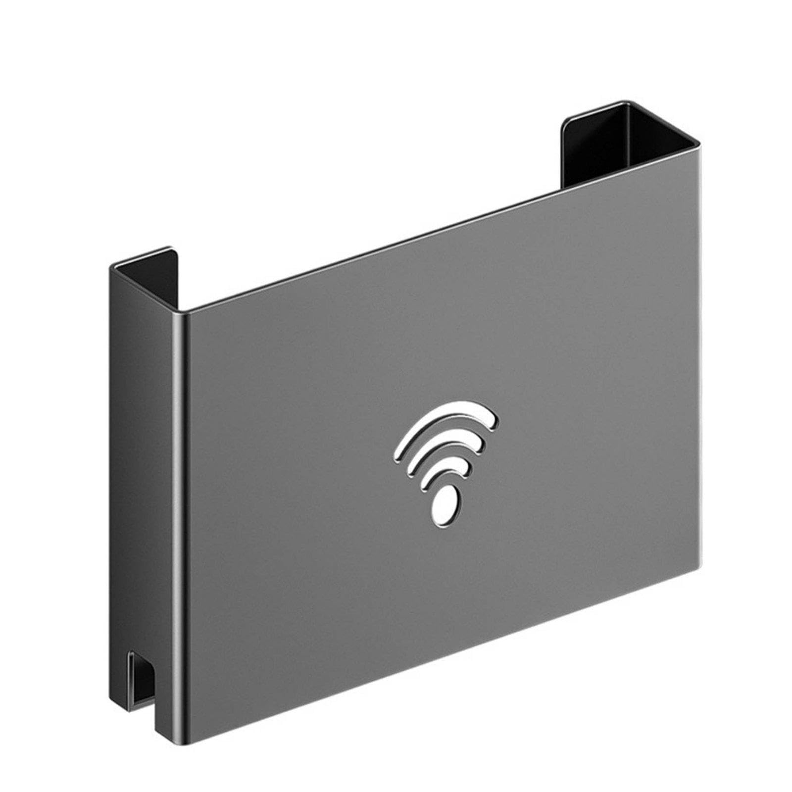 Router Storage Box Space-Saving Wall Arrangement Mount Router Shelf Easy Installation Set- Holder for Living Room, Bedroom, Office 25CM-image-39
