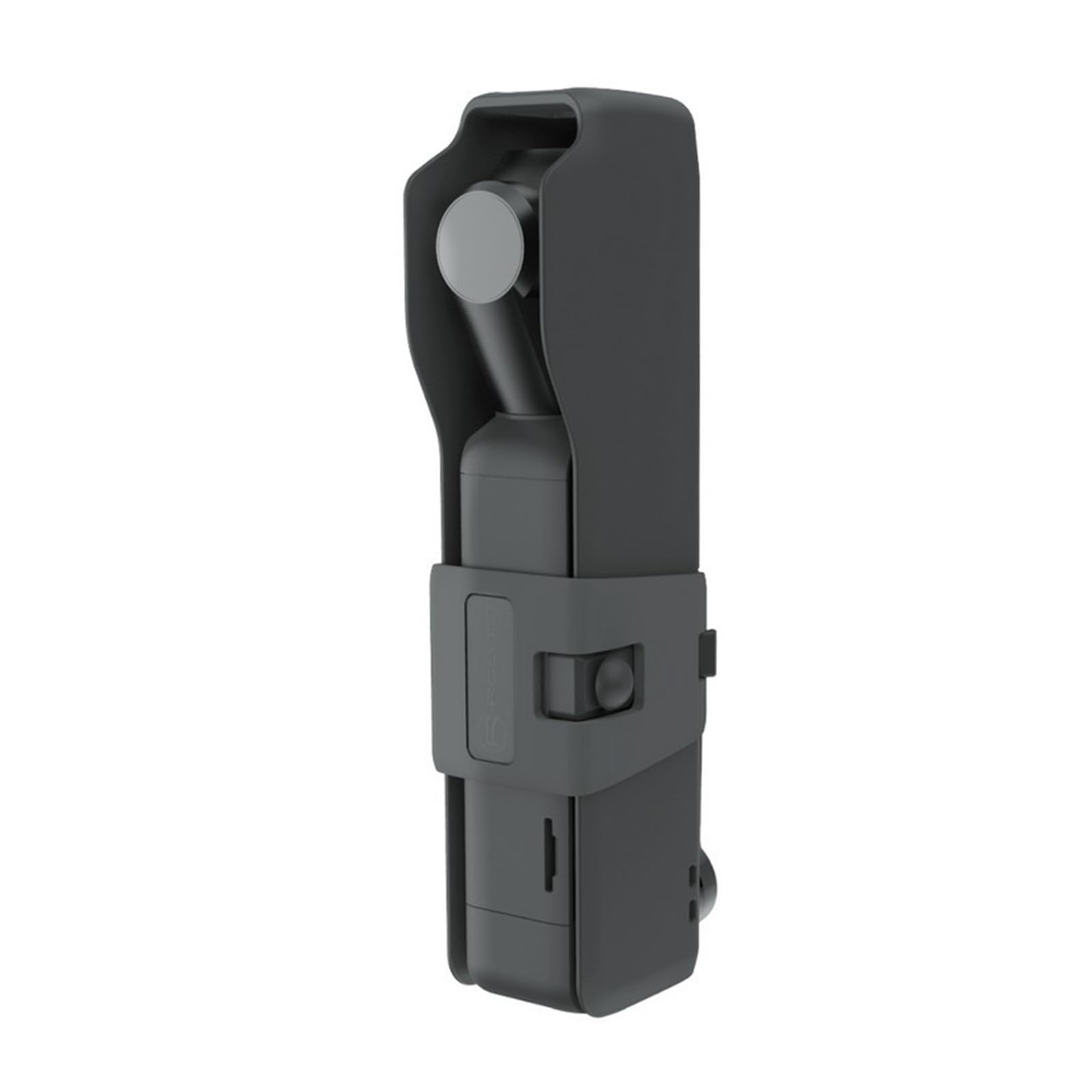 SHEAWA Pokrowiec ochronny pokrowiec zewnętrzny futerał ochronny na zarysowania etui z paskiem do DJI Pocket 2, Czarny, przenośność
