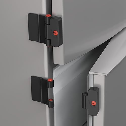 Cerraduras adhesivas para refrigerador, cerradura de puerta de nevera de doble botón con llave, cerradura de puerta a prueba de niños, cerradura de