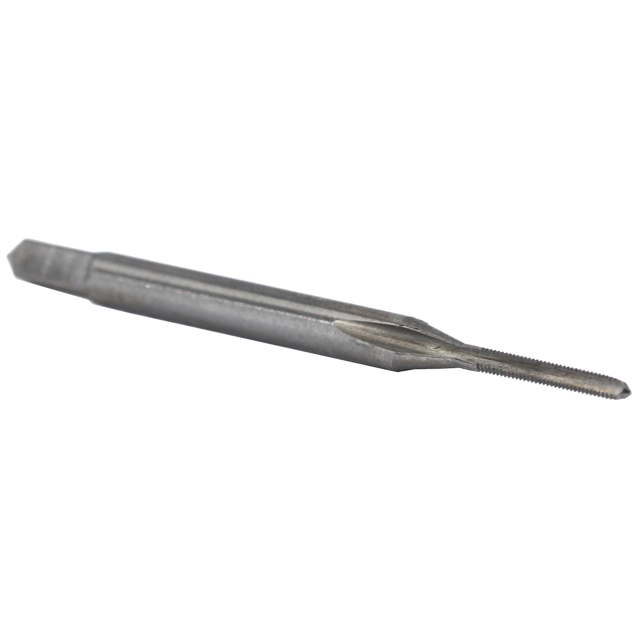 Drill America DWTB1/4-20 DWT Series Qualtech Carbon Steel Hand Threading Tap, Uncoated, Bright Finish, Round with Square End Shank, Bottoming Chamfer, 1/4"-20 UNC — view 9