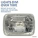 SYLVANIA - H6054 SilverStar Sealed Beam Headlight - High Performance Halogen Headlight Replacement (142x200), Brighter & Whiter Light for Added Clarity Downroad and Sideroad, (Contains 1 Bulb)
