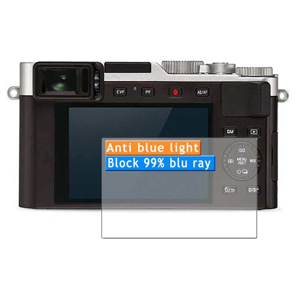 3-Pack Anti Blue Light Screen Protector, compatible with LEICA D-LUX 7 / D-LUX7 TPU Film Protectors Sticker [ Not Tempered Glass ]