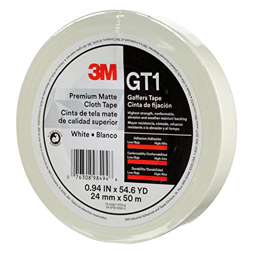 Image of 3M 98494 Tape GT1 24 mmx50 M 11 mil, White