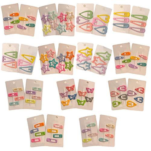 Pasadores para el cabello juego de 40 clips coloridos un detalle ideal para niñas