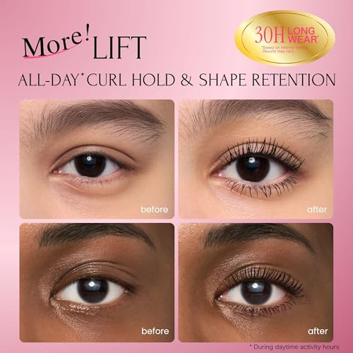 Image of Heroine Make by KissMe Volume & Curl Mascara New Black | Waterproof, Volumizing & Lengthening Mascara for Thick, Defined Lashes | Smudge-Proof, Curling Formula | Made in Japan | 1 Pack