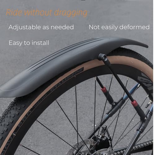 Guardabarros para bicicleta de aluminio premium con tubo ajustable 6
