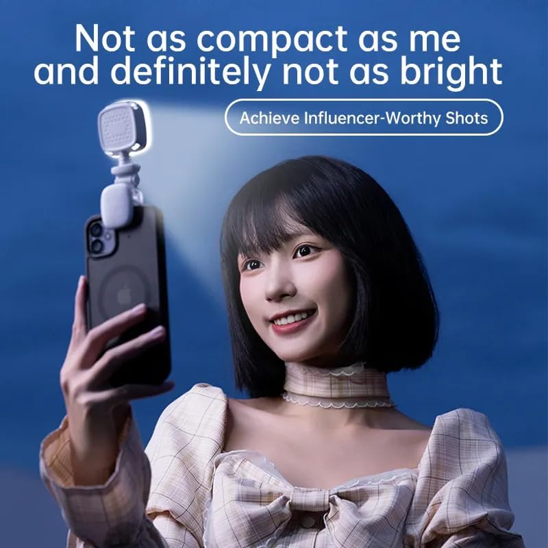 D5 Mini Pocket Phone Fill Light Three Color Temperature HD Fill Light Portable Video Conferencing Compatible Camera