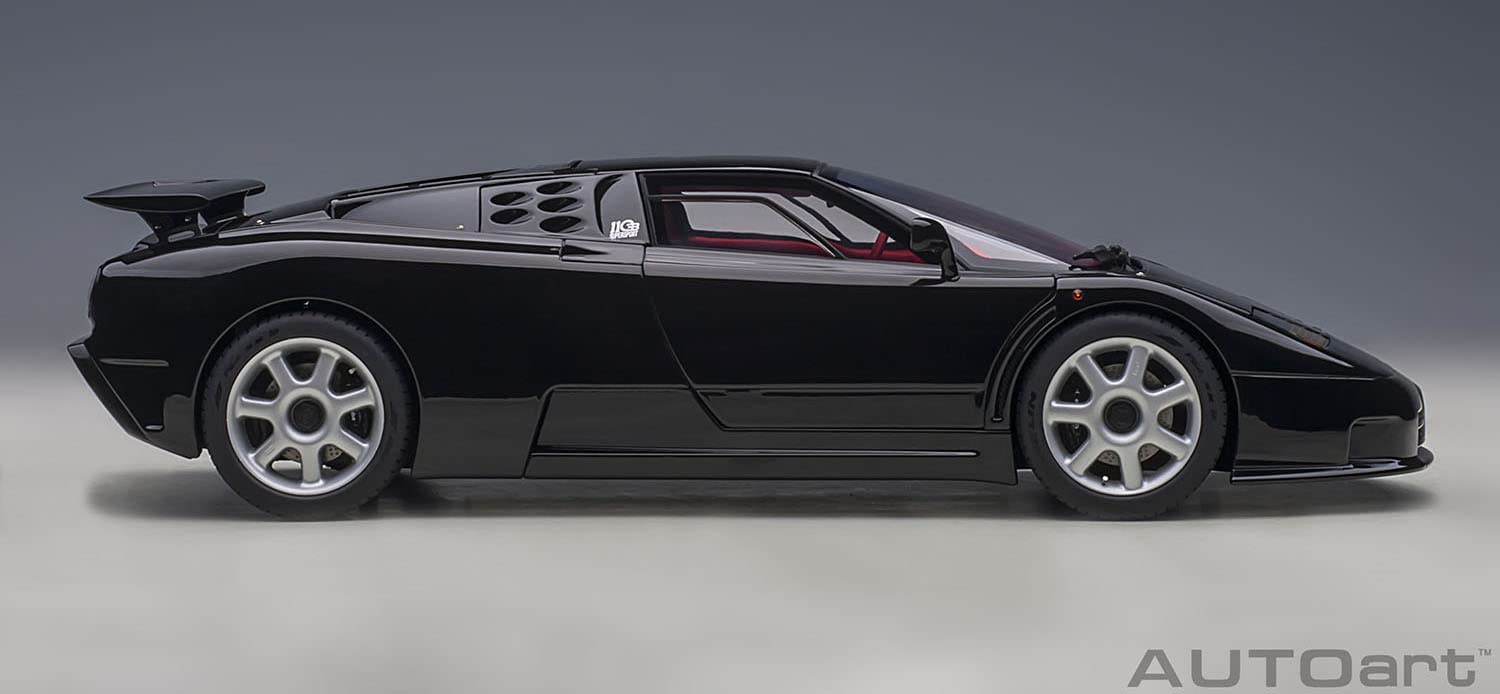 Amazon | オートアート (AUTOart) 1/18 ブガッティ EB110 SS ブラック